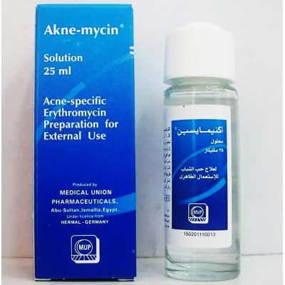 Aknemycin 2 % Solution ( Erythromycin ) 25 mL